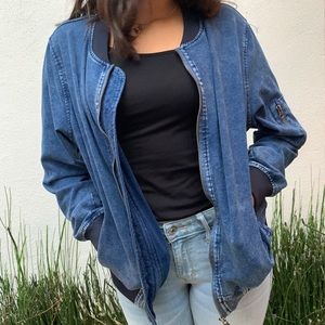 Blue Jean Boomer Jacket.